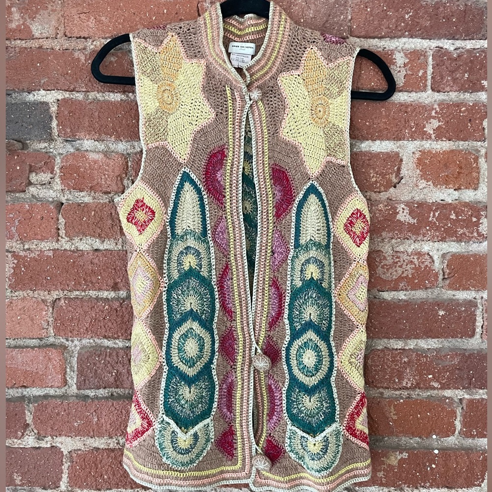 Dries Van Noten Crochet Vest